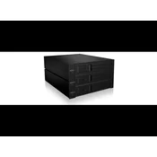 ICY BOX IB-563SSK nosilec za diske 3 × SATA 3,5 za 2 × 5,25 ležišče, Hot Swap, brez nosilca