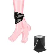 Crna 16 m lepljiva traka za BDSM C81279-1