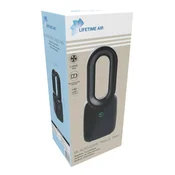 LIFETIME Crni USB stoni ventilator bez lopatica – 3 brzine