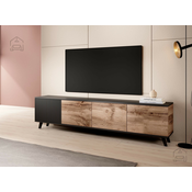 TV element Random RTV-3 - wotan hrast/crna