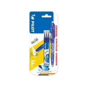 Rollerball olovka, 0,25 mm, brišiva, s kapicom, PILOT Frixion Ball, plava + uložak BLFR5-L-BT+S3