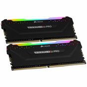 Corsair Vengeance RGB Pro Black 64GB komplet (2x32GB) DDR4-3200 CL16 DIMM memorija