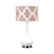 Elstead MILO-PN-TL-OVTH - Stona lampa MILO 1xE27/60W/230V ružicasta