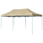 VIDAXL paviljon Pop-Up (3x6m), kremno bel
