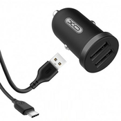 XO TZ08 Car charger + Micro USB Cable 1m (XO-TZ08)