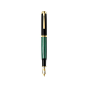 Pelikan Nalivno pero souveran m1000, črno-zelen, f konica 987586