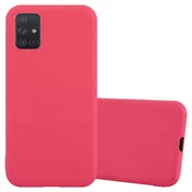 Cadorabo Cadorabo Case, združljiv s Samsungom v Candy Red - Zaščitni pokrov iz fleksibilnega silikona TPU, (20574107)