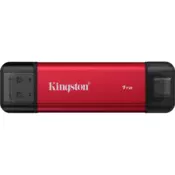 Kingston Technology Dual Portable 1 TB USB Type-A / USB Type-C 3.2 Gen 2 (3.1 Gen 2) Crno, Crveno