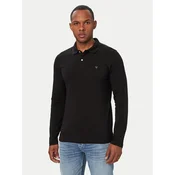Guess Polo majica M6YP36 K4395 Črna Extra Slim Fit