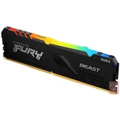 Kingston DDR4 16GB, 3200Mhz, CL16, Fury Beast RGB (KF432C16BB12A/16)