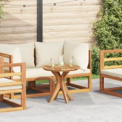 Vidaxl Stranska miza Rjava 55 x 55 x 51 cm Trden tikov les