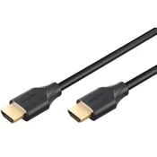 Goobay Ultra96 HDMI Cable (M/M) 2.2 16K 60Hz 0,5m pozlačen črn kabel