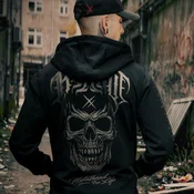 Hoodi moška - METALHEAD GREY - HYRAW - 261SWE09