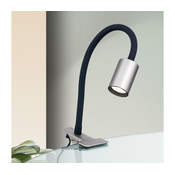 Orion Str 10-489- LED fleksibilna stona lampa sa stezaljkom KURT LED/5W/230V srebrna