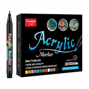 Netscroll Akrilni flomastri (24 kosov), AcrylicMarkers