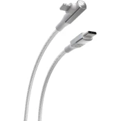 Scosche StrikeLine USB-C na pravokutni Lightning kabel, bijeli
