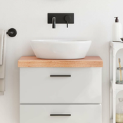 Greatstore Kopalniški pult svetlo rjav 60x40x(2-6) cm obdelan trden les