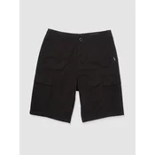 Volcom Strange Tripper Cargo 22 Kratke hlace crne