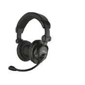 Trust PC naglavne slušalice sa mikrofonom 3,5 mm priključak Sa vrpcom Trust Como Preko ušiju Crna