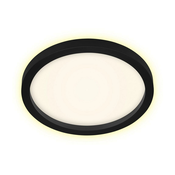 Briloner 7361-015 - LED Stropna svetilka CADRE LED/18W/230V pr. 29,7 cm črna