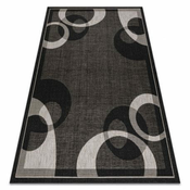 eoshop Preproga SISAL FLOORLUX 20078 črna/srebrna ( - Velikost: 160x230 cm)