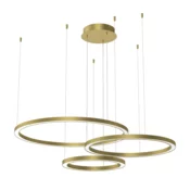 LED luster na sajli GALAXIA LED/85W/230V zlatni
