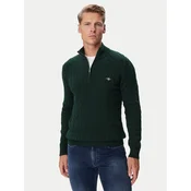 Gant Pulover 8050603 Temno zelena Regular Fit