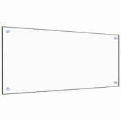 Kuhinjska zaštita od prskanja prozirna 90x40 cm kaljeno staklo