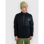 Burton Cinder Half-Zip Fleece Sweater true black