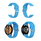 Silikonski pašček za Samsung Watch4, 20 mm, svetlo moder