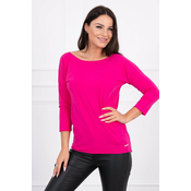 Casual fuchsia blouse