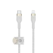 Belkin USB-C kabel s priključkom LTG, 3M bela pletenica