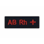 shumee Našitek krvne skupine AB Rh + - Prišiven - Vezen našitek/značka/emblem