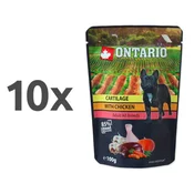 Ontario Dog - piščanec in hrustanec v juhi - 100 g 10 x 100 g