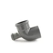 Koleno za PP cevi, odcep zadaj, fi 110mm, 50°