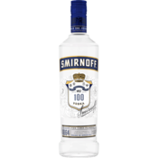 Smirnoff Triple Distilled 100 PROOF Vodka Blue Label 50% Vol. 1l