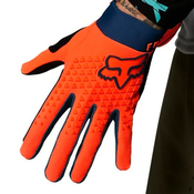 Mens cycling gloves Fox Defend orange