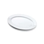 shumee Ovalni beli porcelanasti pladenj BASIC 30x20xv2,2 cm