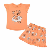 Otroška poletna pižama New Baby Dream salmon - 80 (9-12m)