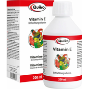 Quiko Vitamin E Liquid - tekočina za kanarčke, papige in okrasne ptice - 200 ml