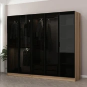 Hanah home Ormar Kale 225x210x52cm Sivi