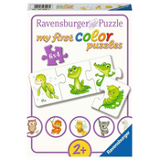 Ravensburger Moja prva sestavljanka Pisane živali 6x4 kosov
