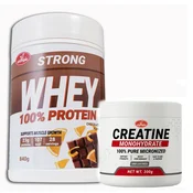 Olympic Strong 100% Whey Protein Coko-Oranž 840g + Olympic Creatine Monohydrate 300g