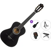 Pasadena PC-10-3/4 Premium SET Black 3/4 klasična kitara za otroke