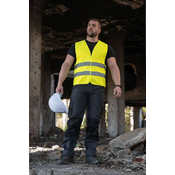 KXX217 BASIC SAFETY VEST FOR PRINT KARLSRUHE - 2 VELCRO