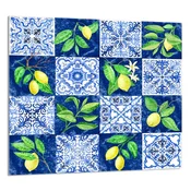 shumee STEKLENA PLOŠČA ZA KUHINJO 65x60 Mozaik