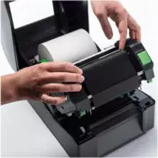 Printer Labels Brother BWS1D300110 Black