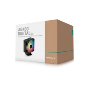 DeepCool AG400 Digital Kuler za procesor sa displejem, 120mm, 2100rpm, Crni