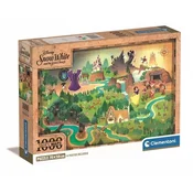 shumee Puzzle 1000 kompaktnih zgodbenih zemljevidov Sneguljčica