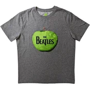 The Beatles Apple Logo Grey XL Majica